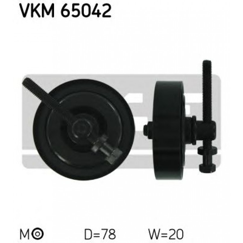 VKM 65042 SKF Натягувач поліклинового ременя